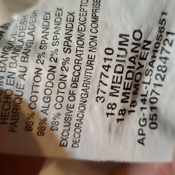 Women's size 18 Lee White Cargo Shorts - Picture 4 of 5